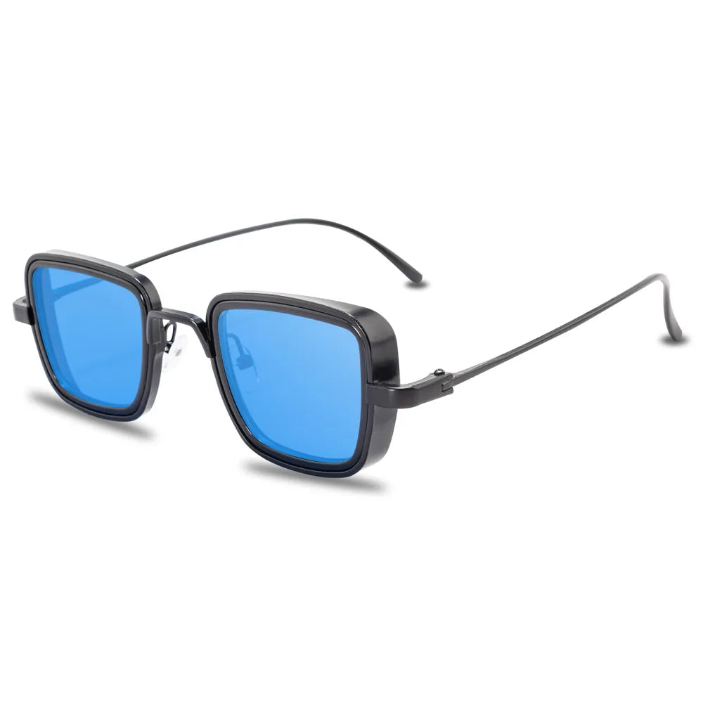 Metal Square Stylish Retro Brand Shades UV400