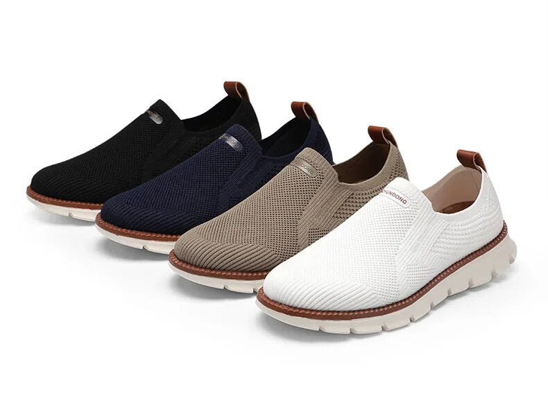 Men Slip On Mesh Breathable Loafers Sneakers Plus Sizes Available