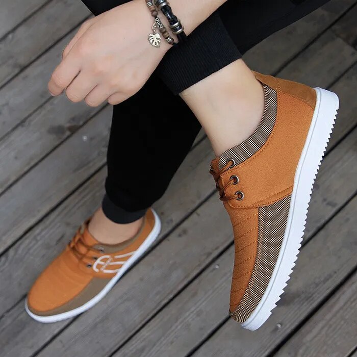 Men Breathable Footwear Flat Driving Loafers Shoes Spring New Men Casual