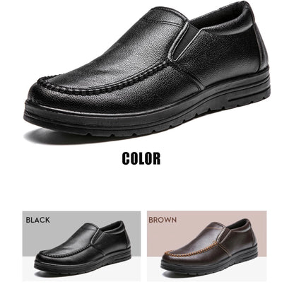 Men Loafers Light Leather Casual Comfortable Shoes