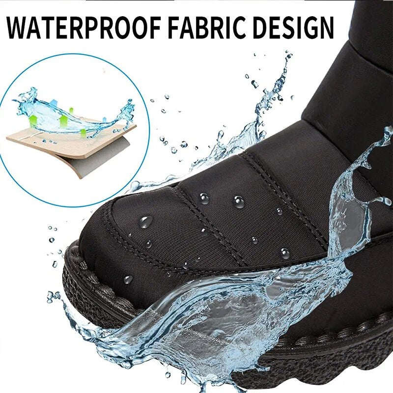 Super Warm Winter Snow Waterproof Boots