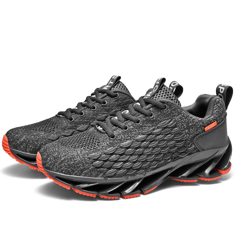 Men Casual Sports Mesh Running Lace-Up shoes