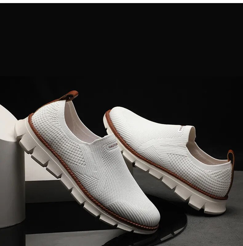 Men Slip On Mesh Breathable Loafers Sneakers Plus Sizes Available