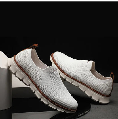 Men Slip On Mesh Breathable Loafers Sneakers Plus Sizes Available