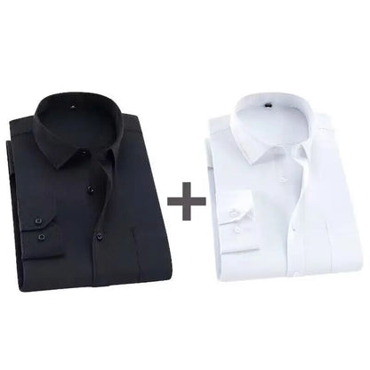 Causal Long Sleeved Men Shirts Comfy Bundle Savings