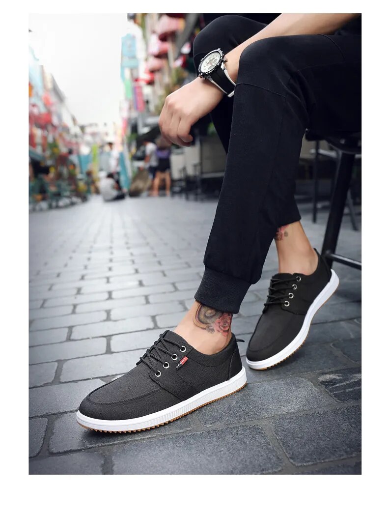 Men Breathable Casual Soft Flat Shoes