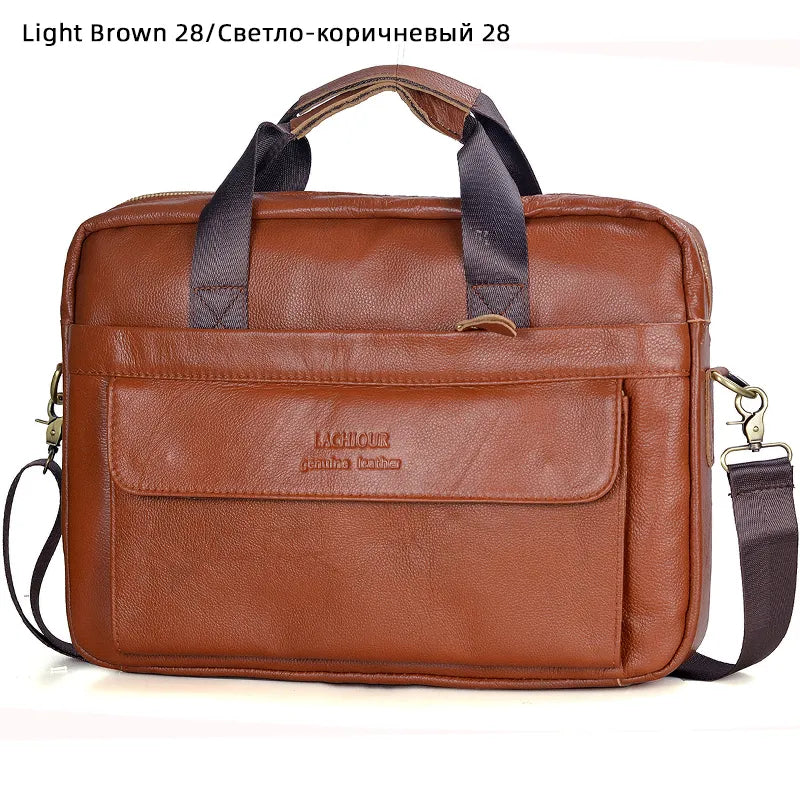 Business Genuine Leather Laptop Bag