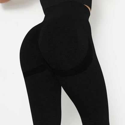 High Waist Scrunch Butt Seamless Leggings - Gym Yoga Fitness