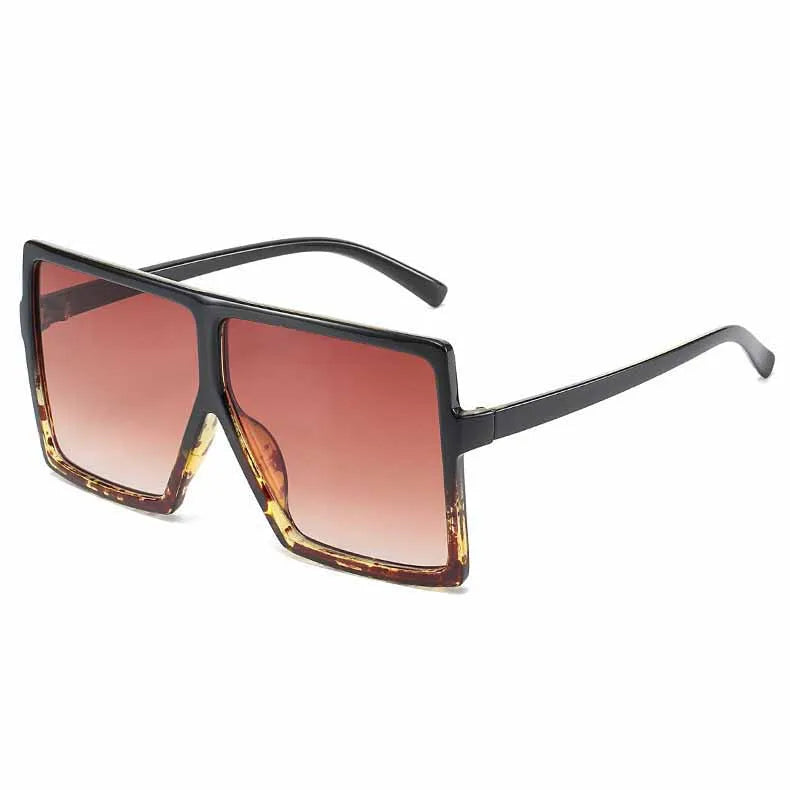 Trendy Vintage Oversized Sunglasses - Luxury Square Polarized Shades Unisex