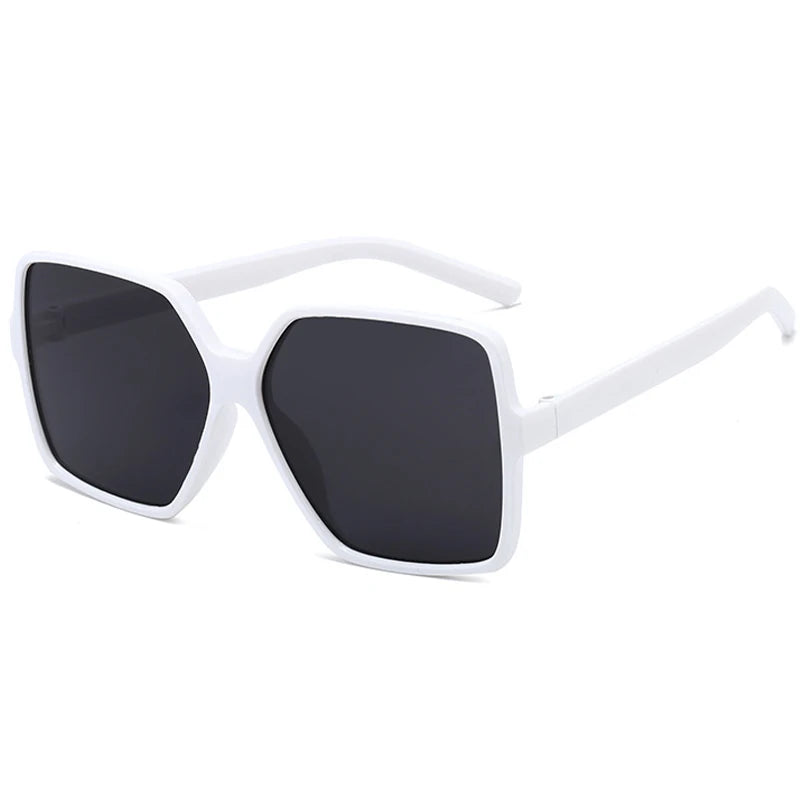 Trendy Vintage Oversized Sunglasses - Luxury Square Polarized Shades Unisex