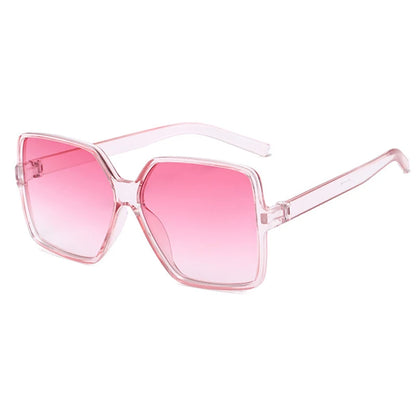 Trendy Vintage Oversized Sunglasses - Luxury Square Polarized Shades Unisex