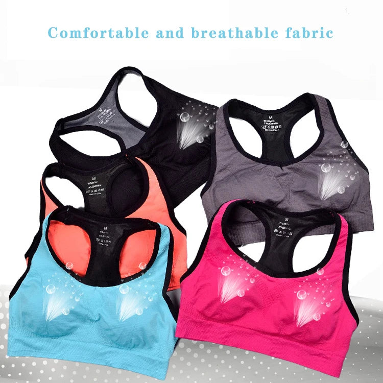 Supportive Racerback Yoga Bra - Padded Fitness Bra