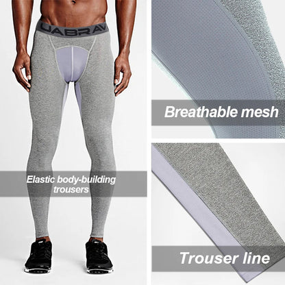 New Men's Leggings: Fitness Running Gym Tights Pants