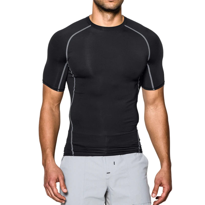 High Quality Compression Sport Running Men Shirt