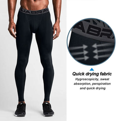 New Men's Leggings: Fitness Running Gym Tights Pants