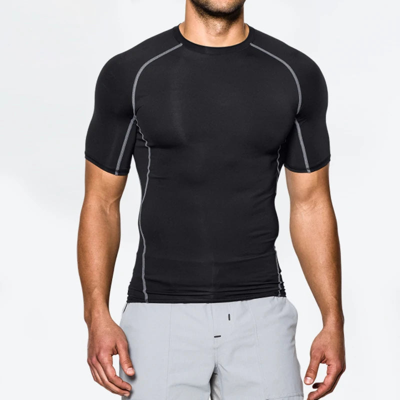 High Quality Compression Sport Running Men Shirt